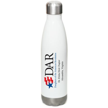 Chapter Water Bottle, a White Stainless Steel Water Bottle