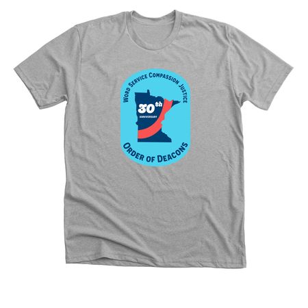 Order of Deacons, a Athletic Heather Premium Unisex Tee