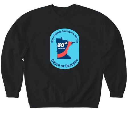 Order of Deacons, a Black Softstyle Crewneck Sweatshirt