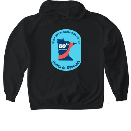Order of Deacons, a Black Gildan Softstyle Pullover Hoodie
