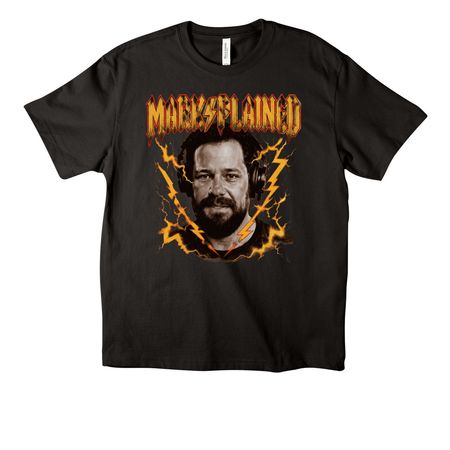 MARKSPLAINED, a Black Unisex Heavyweight Tee