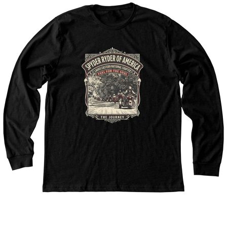 Fuel the Soul, a Black Heather Premium Long Sleeve Tee