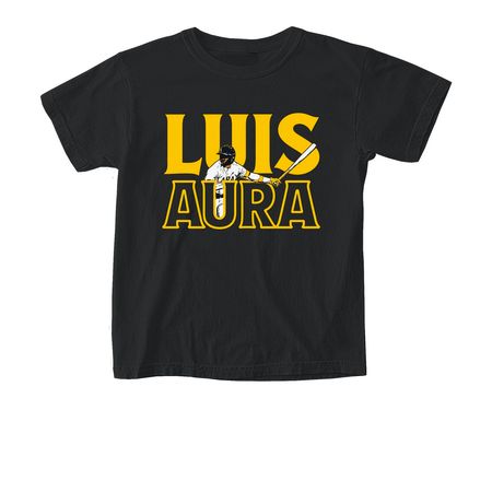 Breaking T Releases Luis Lara Luis Aura Shirt, a Black Comfort Colors Youth Tee