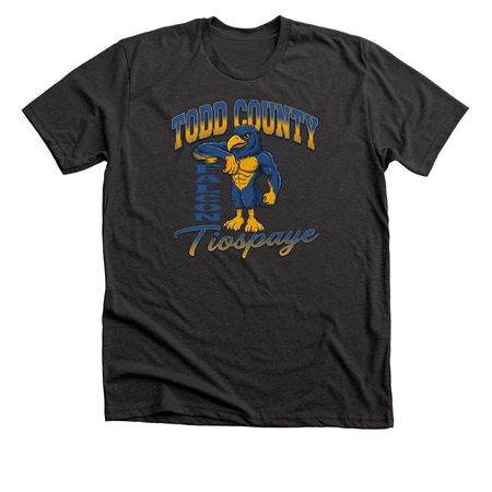 Falcon Tiospaye, a Dark Grey Heather Premium Unisex Tee