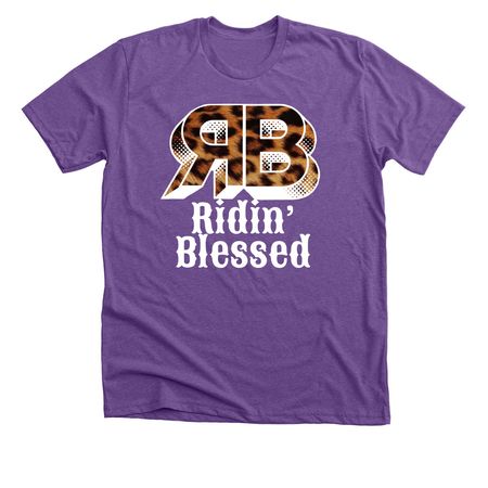 Cheetah RB 2, a Heather Team Purple Premium Unisex Tee