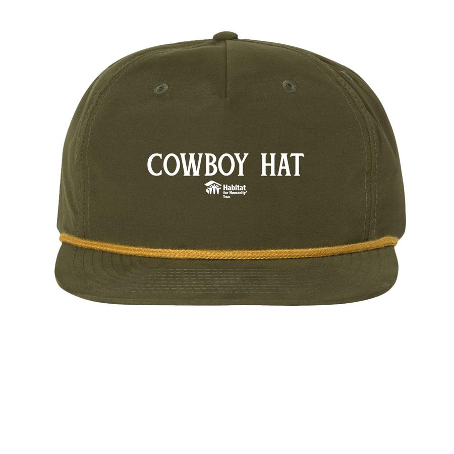 Lone Star Summit 2026: Cowboy Hat, White, a Loden/ Amber Gold Printed Umpqua Snapback Cap