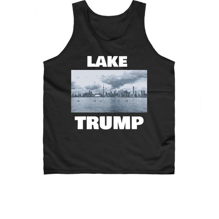 LAKE TRUMP&nbsp;, a Black Classic Unisex Tank Top