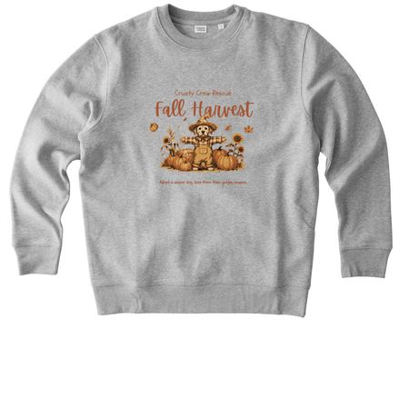 Fall Harvest Sweatshirt, a Heather Grey Stanley/Stella Unisex Changer 2.0 Crewneck Sweatshirt
