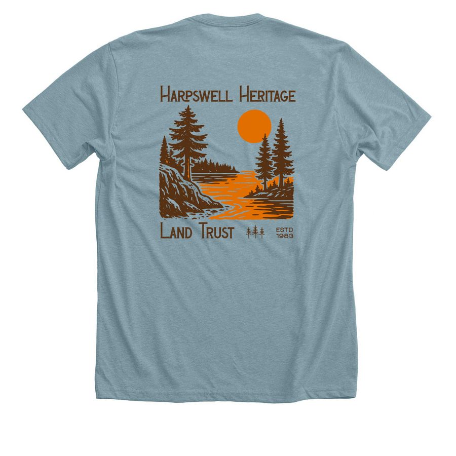 Heritage Collection Shirts, a Heather Blue Lagoon Premium Unisex Tee
