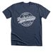FPC Vintage Circle, a Heather Navy Premium Unisex Tee