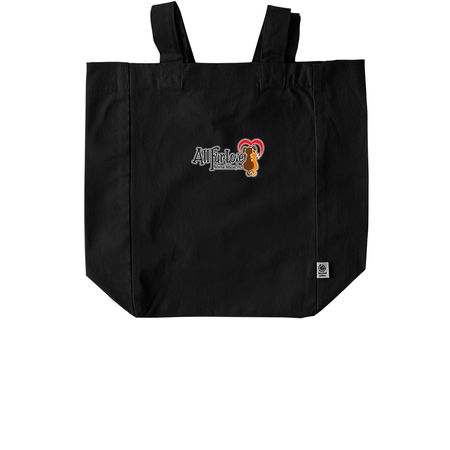 All Fur Love, a Black Recycled Cotton Tote Bag