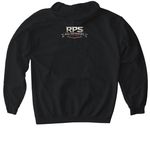 RPS Built Different, a Black Gildan Softstyle Pullover Hoodie (back-view)