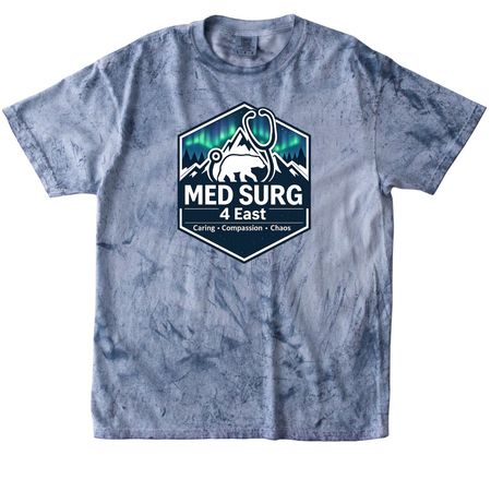4E MED SURG, a Ocean Comfort Colors Colorblast Tee