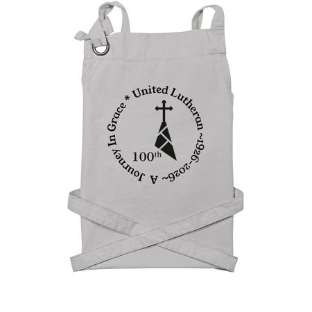 Aprons&nbsp;, a Silver Cotton Canvas Pocket Apron