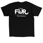 More Shirts FUR Paws, a Black Classic Unisex Tee (back-view)