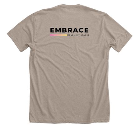 Logo Tee #2, a Heather Stone Premium Unisex Tee (back-view)