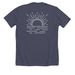 Ronnie McDowell Cruise 2027, a Heather Midnight Navy Premium Unisex Tee (back-view)