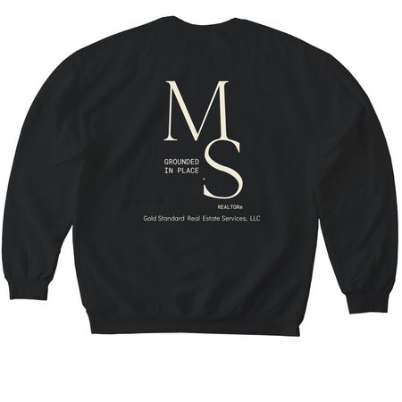 M.S. Apparel, a Black Softstyle Crewneck Sweatshirt