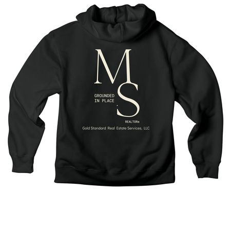 M.S. Apparel, a Vintage Black Premium Heavyweight Pullover Hoodie