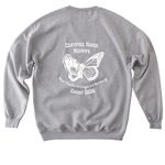 CNM Pelvis on Back, a Sport Grey Softstyle Crewneck Sweatshirt (back-view)