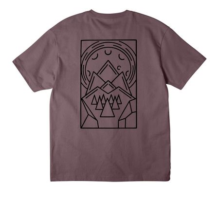 Mountain Declination, a Purple Storm Unisex Heavyweight Tee