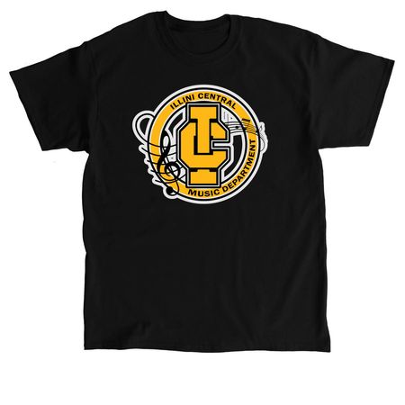 Music Dept Tee, a Black Classic Unisex Tee