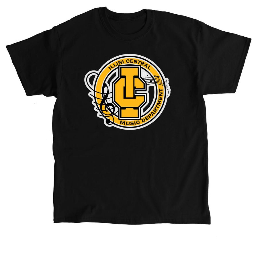 Music Dept Tee, a Black Classic Unisex Tee