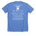 5k Run, Walk & Roll for Research&nbsp;&nbsp;, a Heather Columbia Blue Premium Unisex Tee (back-view)