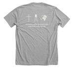FBCR Students Merch, a Athletic Heather Premium Unisex Tee (back-view)