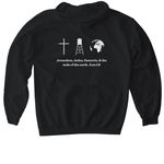 FBCR Students Merch, a Black Gildan Softstyle Pullover Hoodie (back-view)