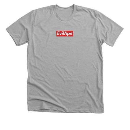 Evil$Ape Meme Merch, a Athletic Heather Premium Unisex Tee