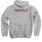 #TillyStrong, a Sport Grey Pullover Hoodie (back-view)