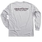 #TillyStrong, a Sport Grey Classic Long Sleeve Tee (back-view)