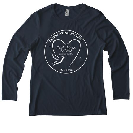 Celebrating 30 Years, Long Sleeve&nbsp;, a Rebel Blue Allmade Eco Triblend Women?s Long Sleeve Tee