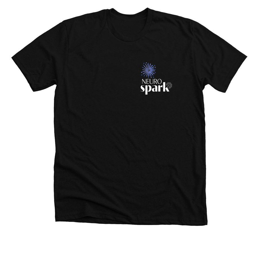 WHAT'S YOUR SPARK, a Solid Black Blend Premium Unisex Tee