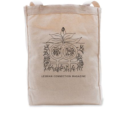 Totes Lesbian: Support LC Magazine, a Natural Recycled Cotton Tote Bag