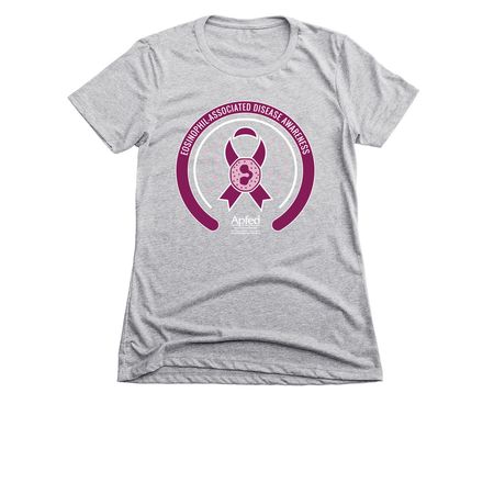 Start the conversation, a Dark Heather Grey Women's Slim Fit Tee