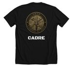 SWTD 6.0 Cadre, a Solid Black Blend Premium Unisex Tee (back-view)