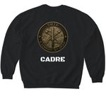 SWTD 6.0 Cadre, a Black Softstyle Crewneck Sweatshirt (back-view)