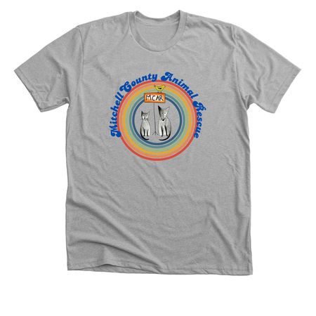 MCAR, a Athletic Heather Premium Unisex Tee