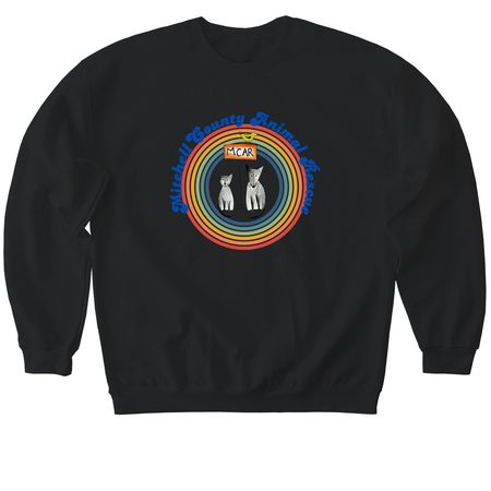 MCAR, a Black Softstyle Crewneck Sweatshirt