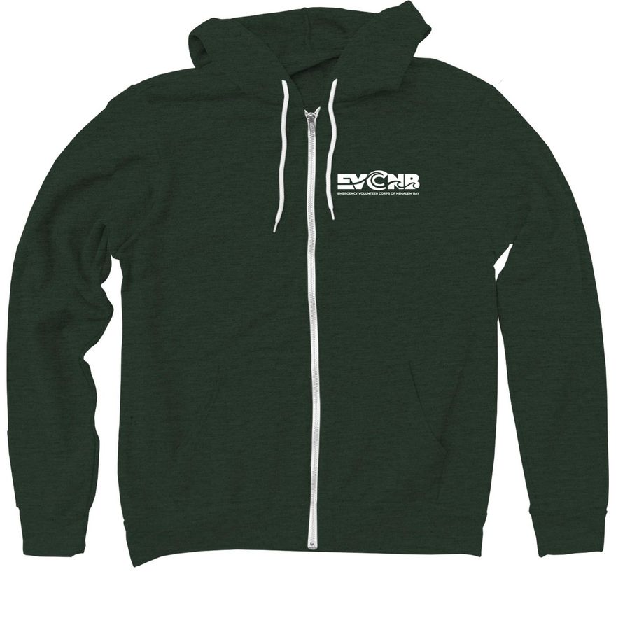 CERT Zip-Up Hoodies, a Heather Forest Zip Up Hoodie