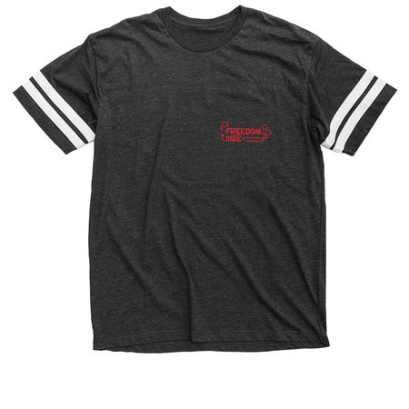 FSS- Wide Logo, a Vintage Smoke / White Football Jersey Tee