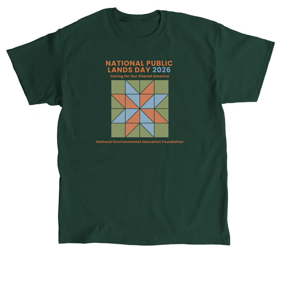 Our Shared America Quilt&nbsp;, a Forest Green Classic Unisex Tee