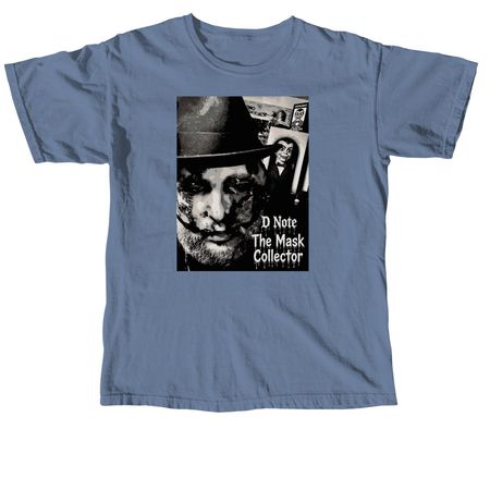 The Mask Collector, a Blue Jean Comfort Colors Unisex Tee