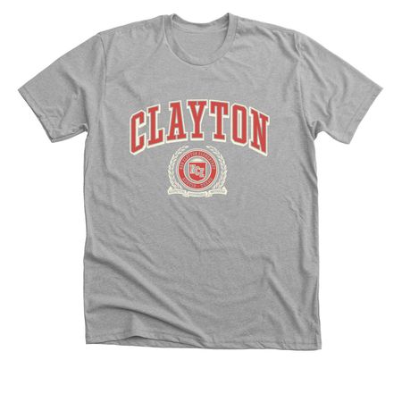 Clayton Crest, a Athletic Heather Premium Unisex Tee