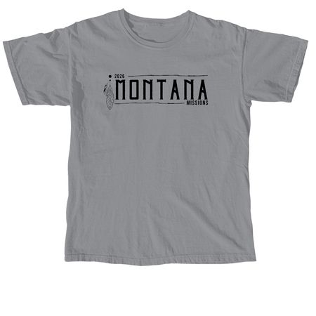 Montana 2026, a Granite Comfort Colors Unisex Tee