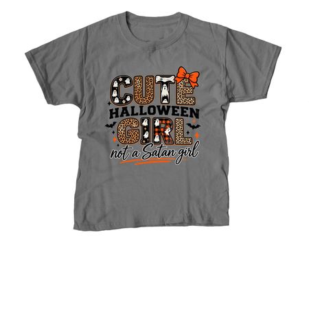 Halloween #8, a Charcoal Youth Unisex Tee