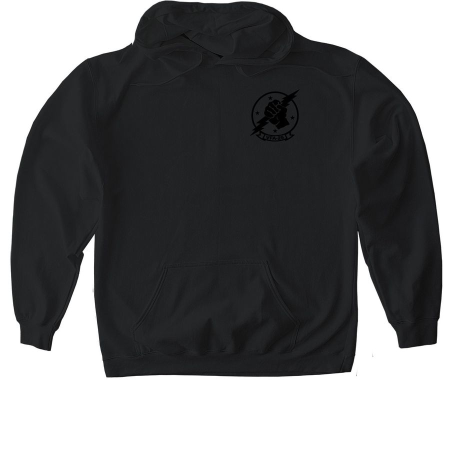 VFA 25 WITH HELMET&nbsp;, a Black Gildan Softstyle Pullover Hoodie