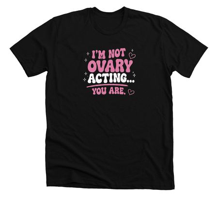 Todays Mood, a Solid Black Blend Premium Unisex Tee